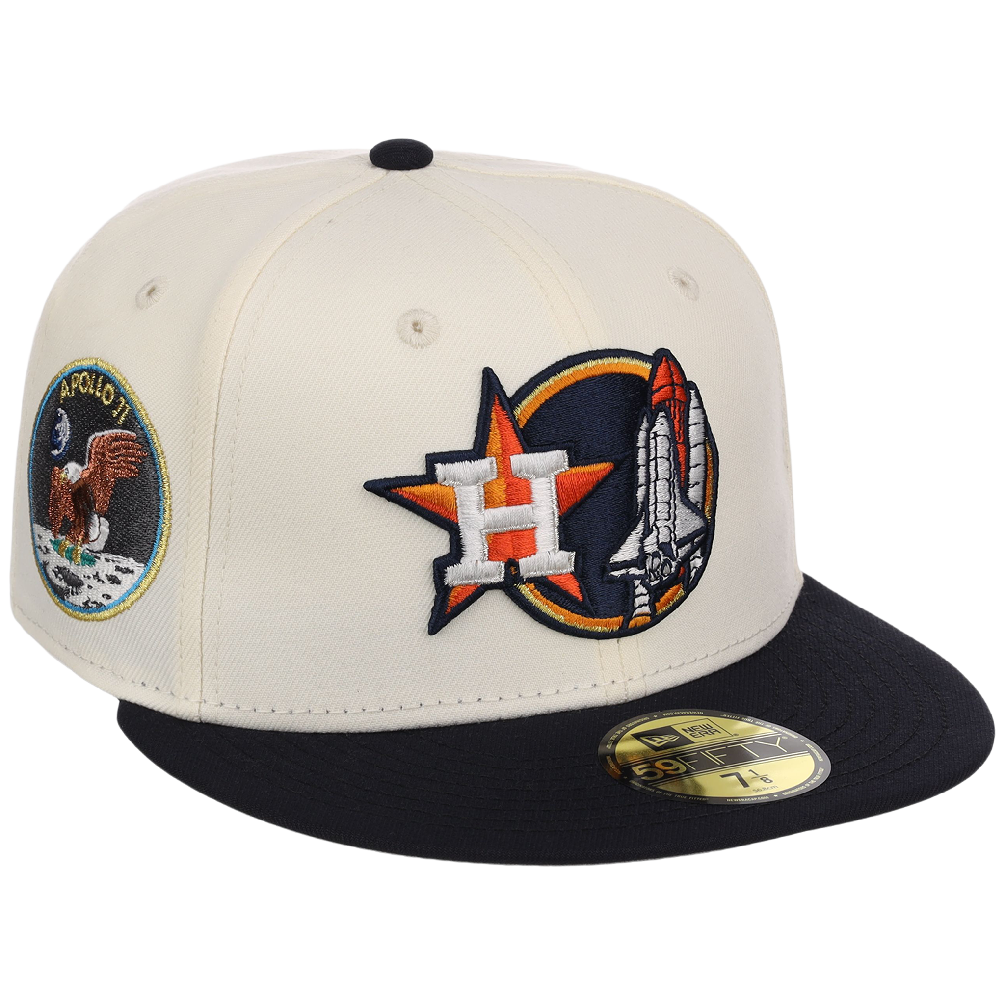 Houston Astros Houston Crown the City 'Space Shuttle' New Era 59FIFTY (Chrome/Navy)