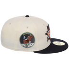 Houston Astros Houston Crown the City 'Space Shuttle' New Era 59FIFTY (Chrome/Navy)