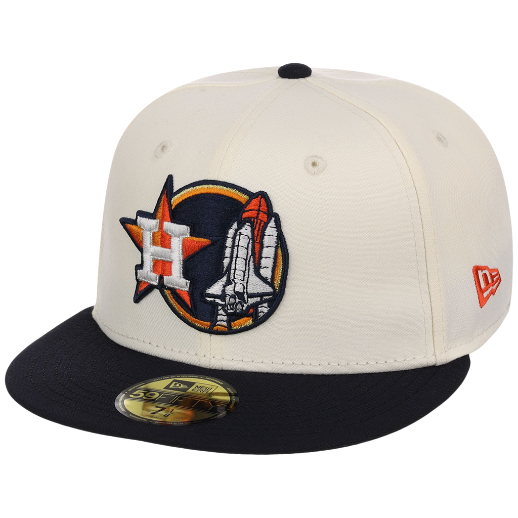Houston Astros Houston Crown the City 'Space Shuttle' New Era 59FIFTY (Chrome/Navy)