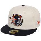 Houston Astros Houston Crown the City 'Space Shuttle' New Era 59FIFTY (Chrome/Navy)