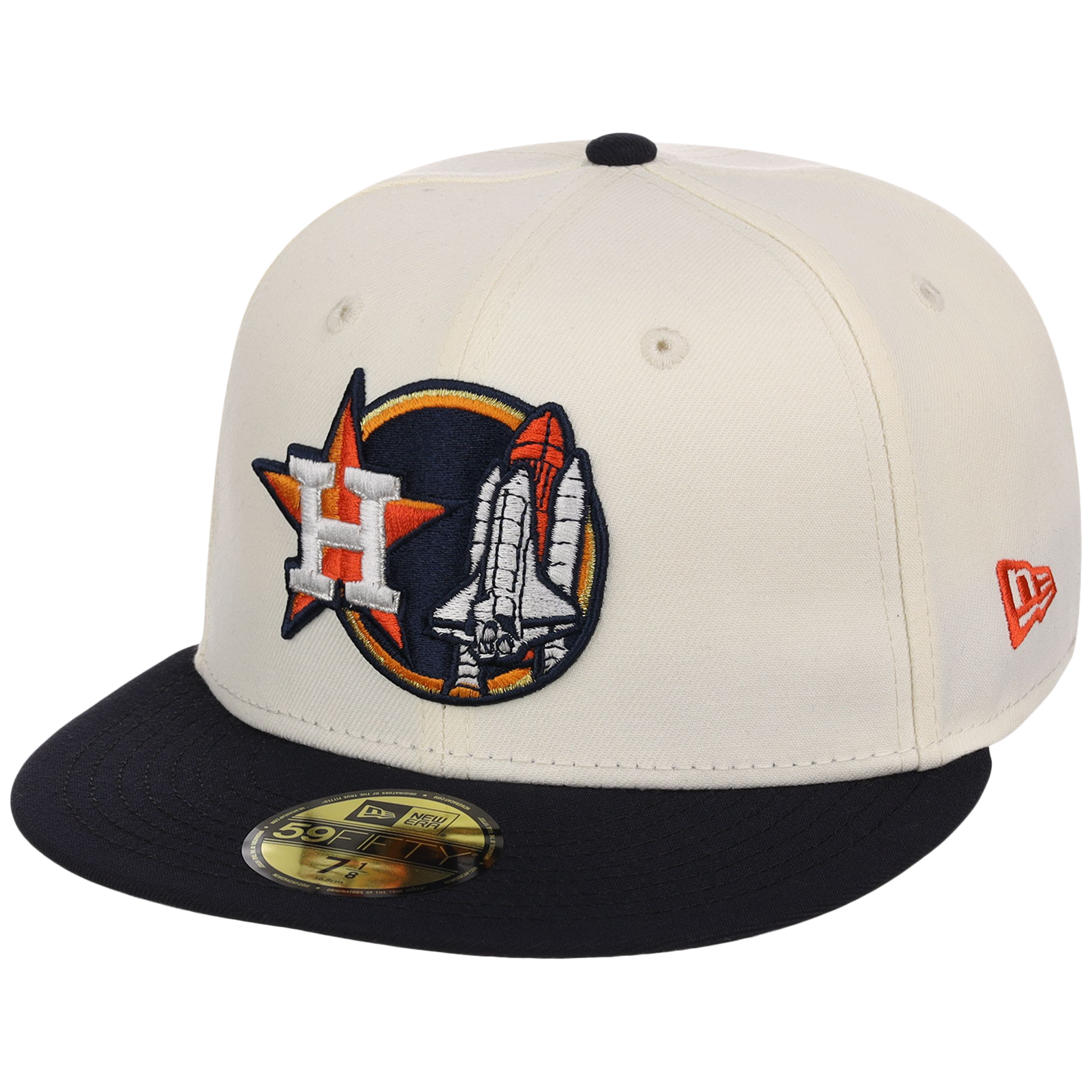 Houston Astros Houston Crown the City 'Space Shuttle' New Era 59FIFTY (Chrome/Navy)