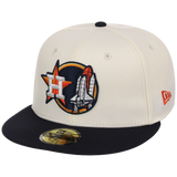 Houston Astros Houston Crown the City 'Space Shuttle' New Era 59FIFTY (Chrome/Navy)