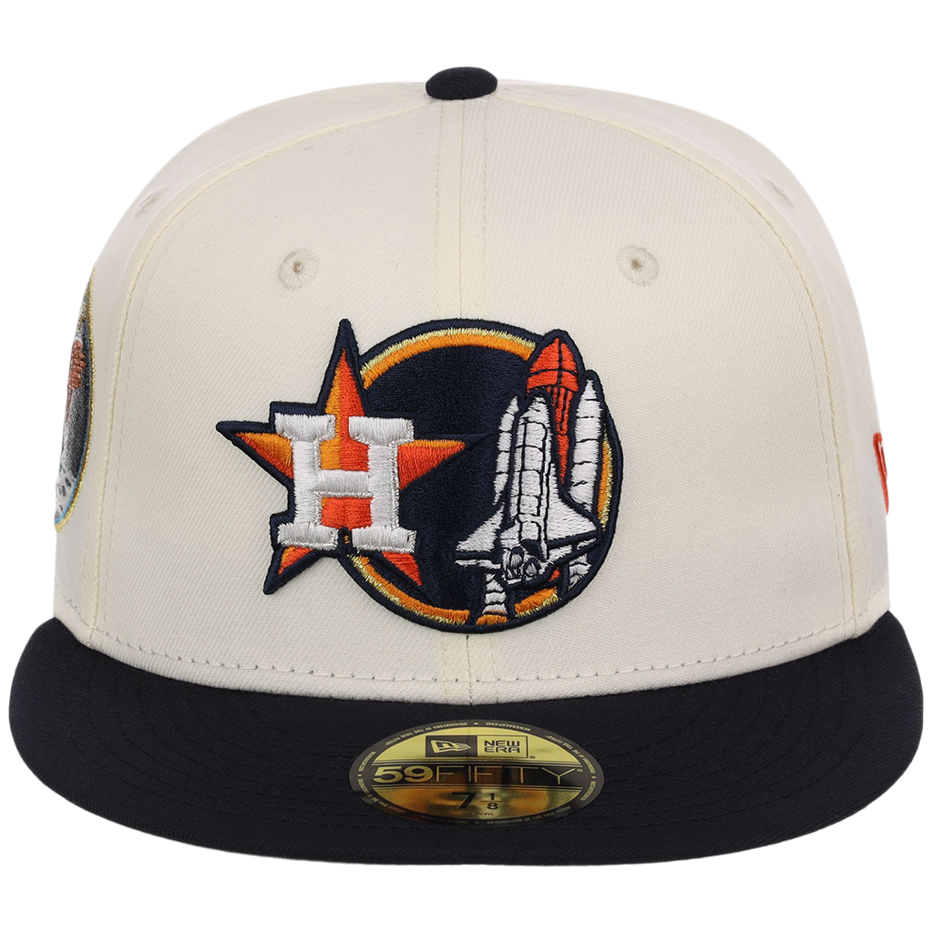 Houston Astros Houston Crown the City 'Space Shuttle' New Era 59FIFTY (Chrome/Navy)