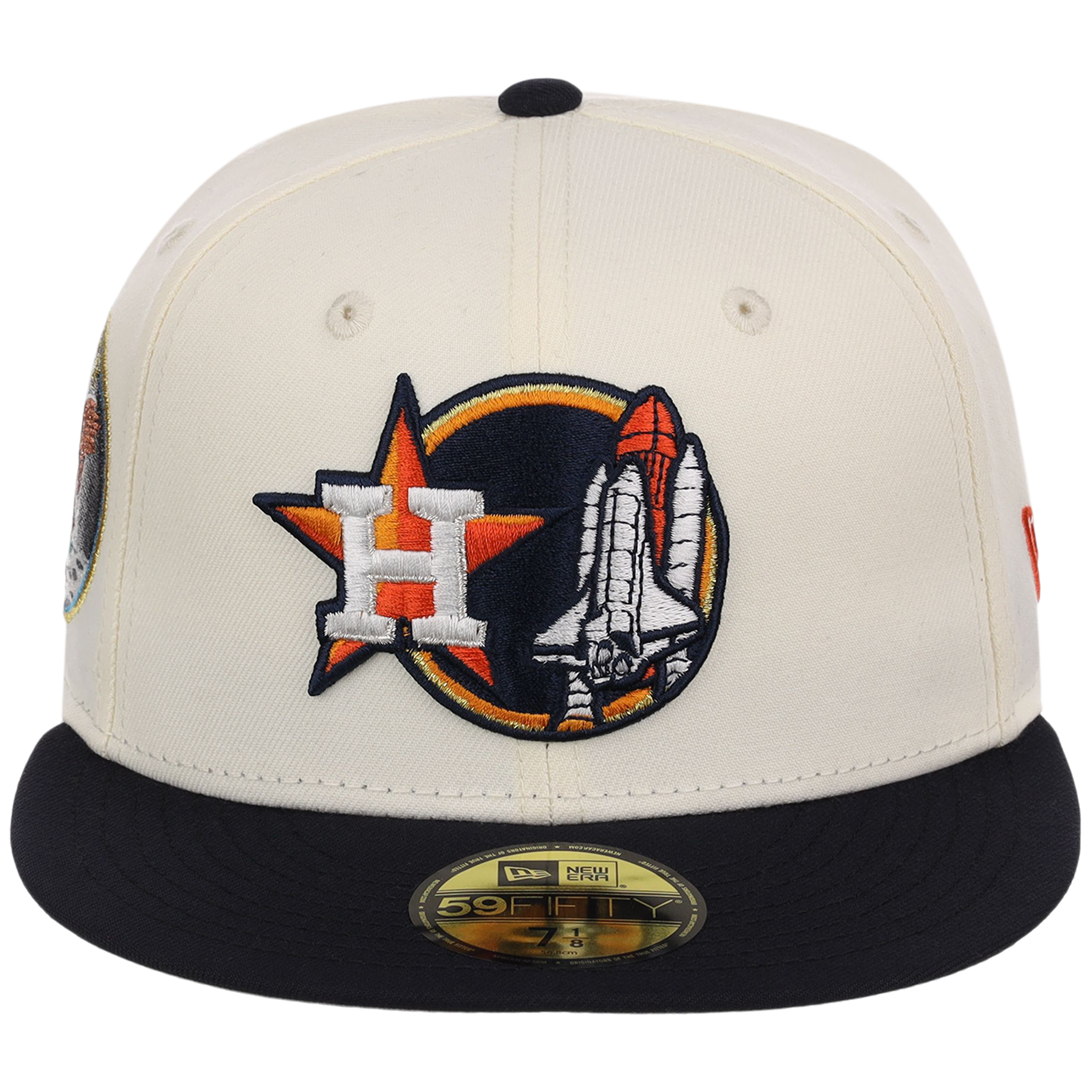 Houston Astros Houston Crown the City 'Space Shuttle' New Era 59FIFTY (Chrome/Navy)