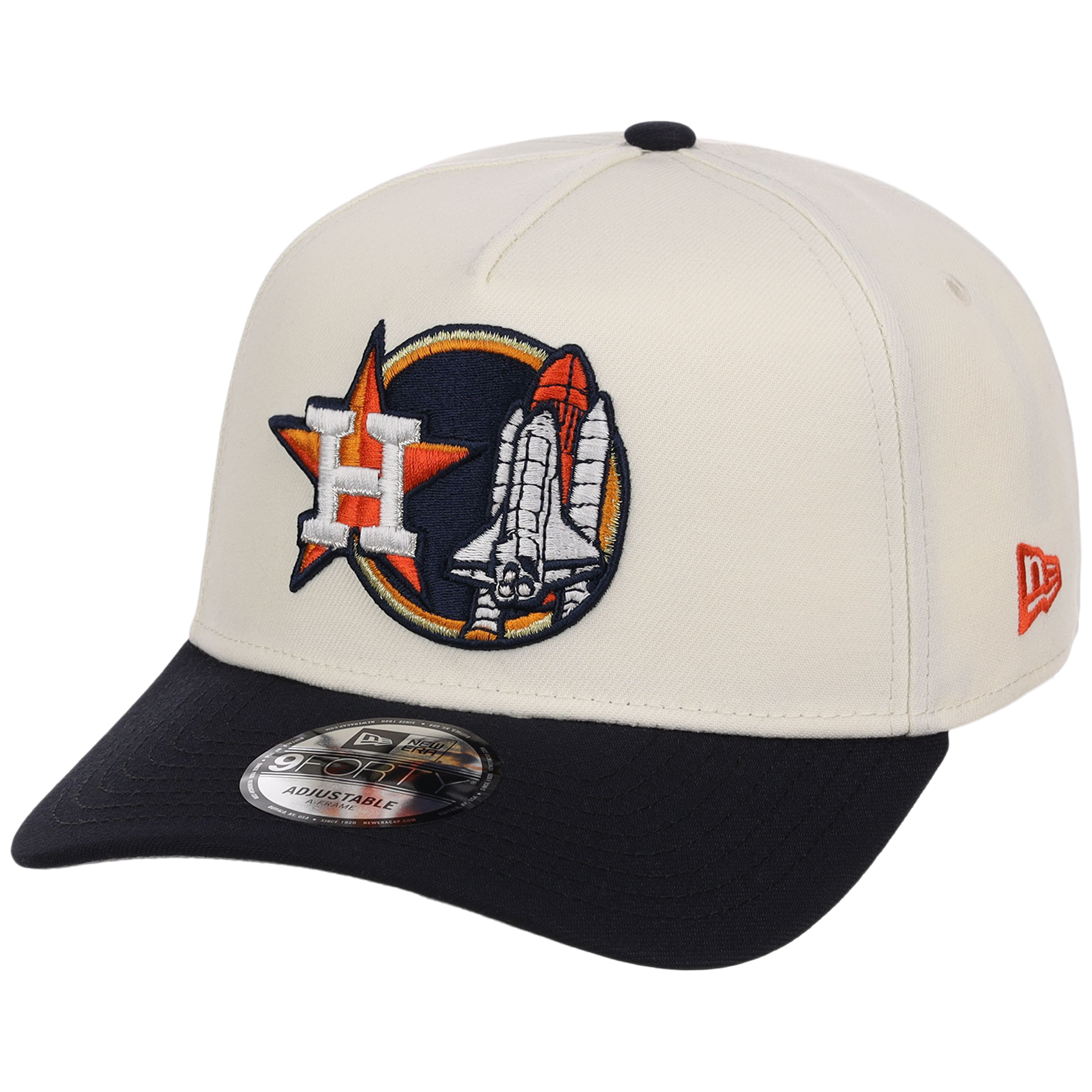 Houston Astros Houston Crown the City 'Space Shuttle' New Era 9FORTY (Chrome/Navy)