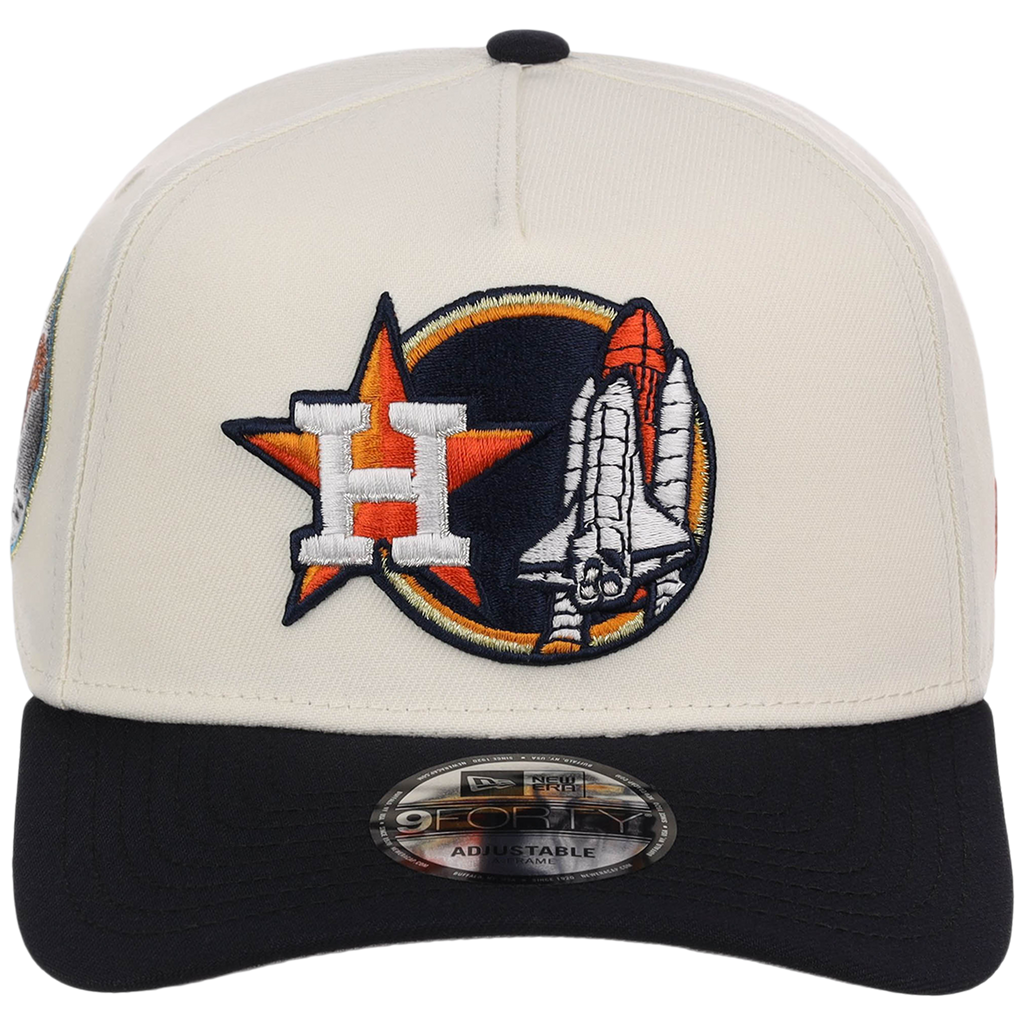 Houston Astros Houston Crown the City 'Space Shuttle' New Era 9FORTY (Chrome/Navy)