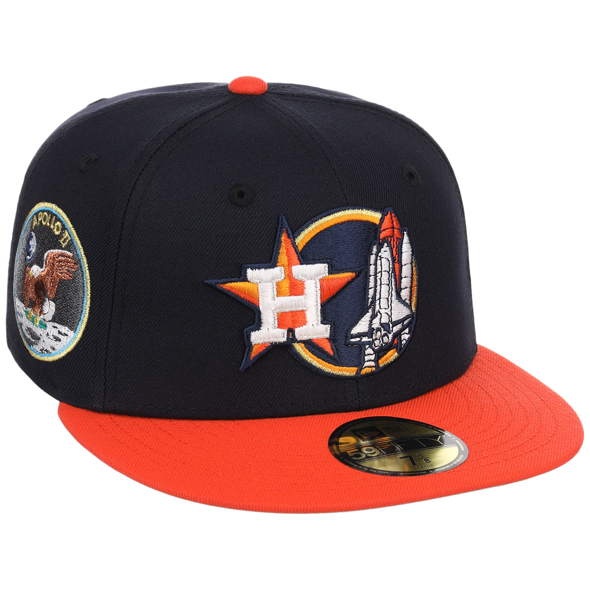 Houston Astros Houston Crown the City 'Space Shuttle' New Era 59FIFTY (Navy/Orange)
