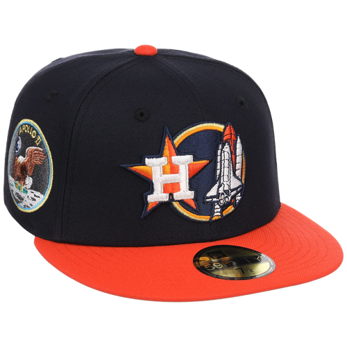 Houston Astros Houston Crown the City 'Space Shuttle' New Era 59FIFTY (Navy/Orange)