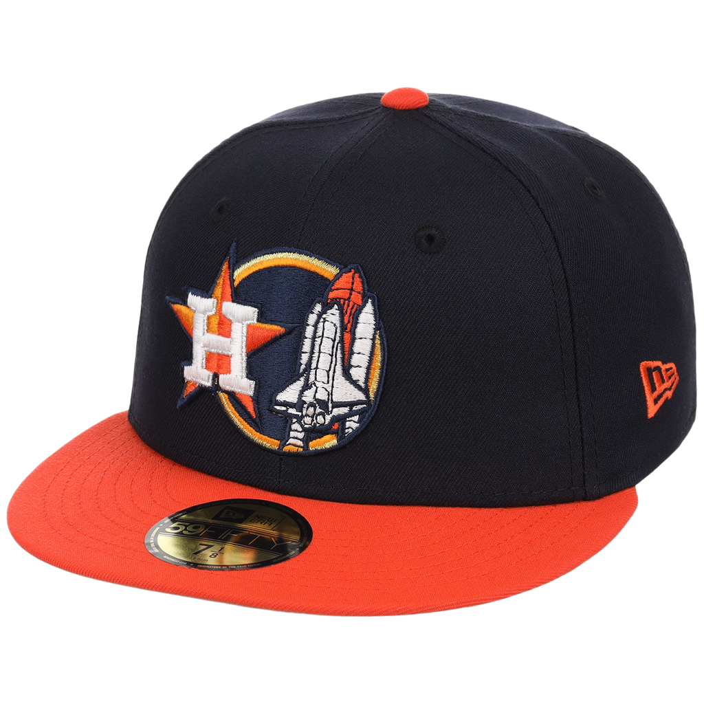 Houston Astros Houston Crown the City 'Space Shuttle' New Era 59FIFTY (Navy/Orange)