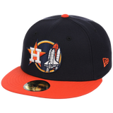 Houston Astros Houston Crown the City 'Space Shuttle' New Era 59FIFTY (Navy/Orange)