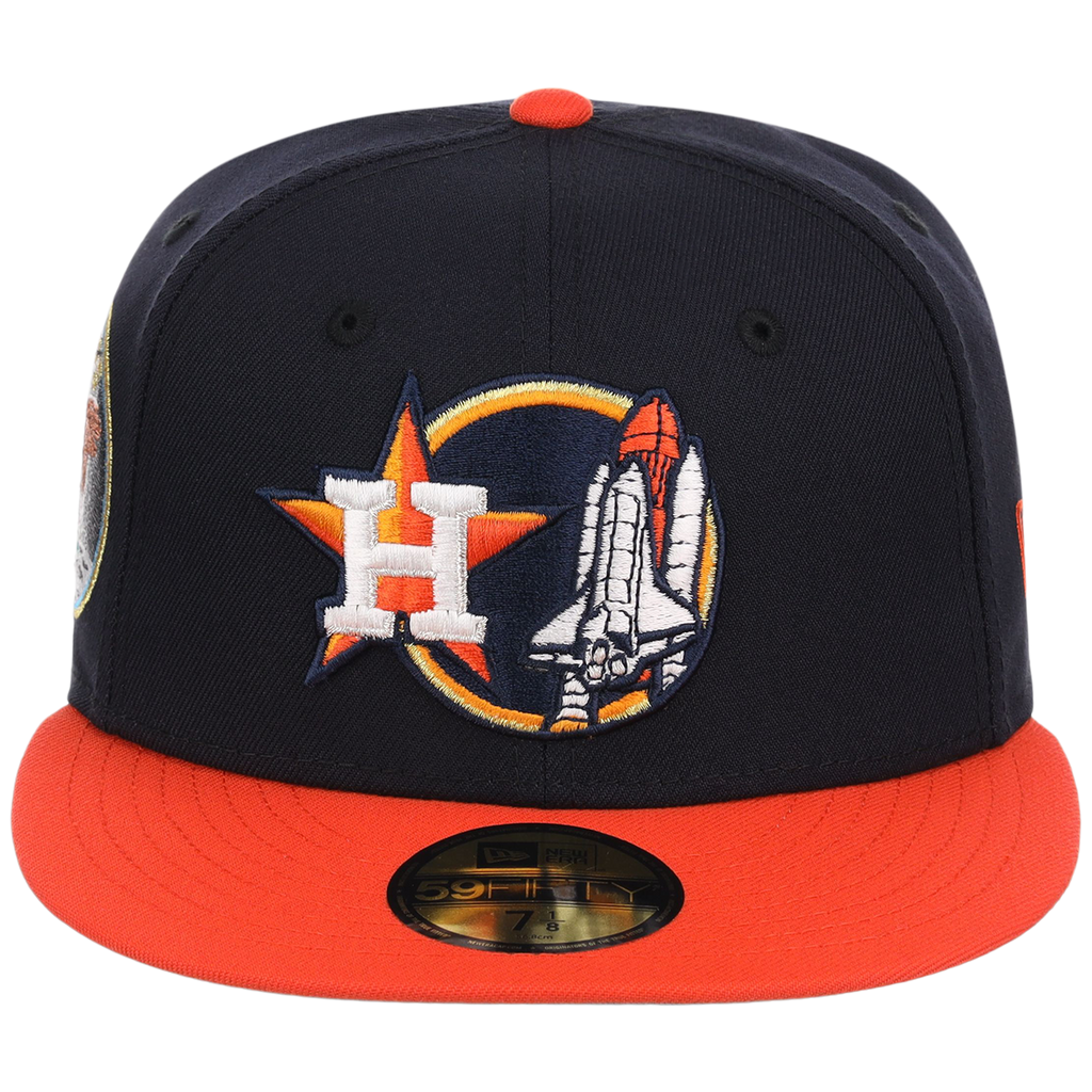 Houston Astros Houston Crown the City 'Space Shuttle' New Era 59FIFTY (Navy/Orange)