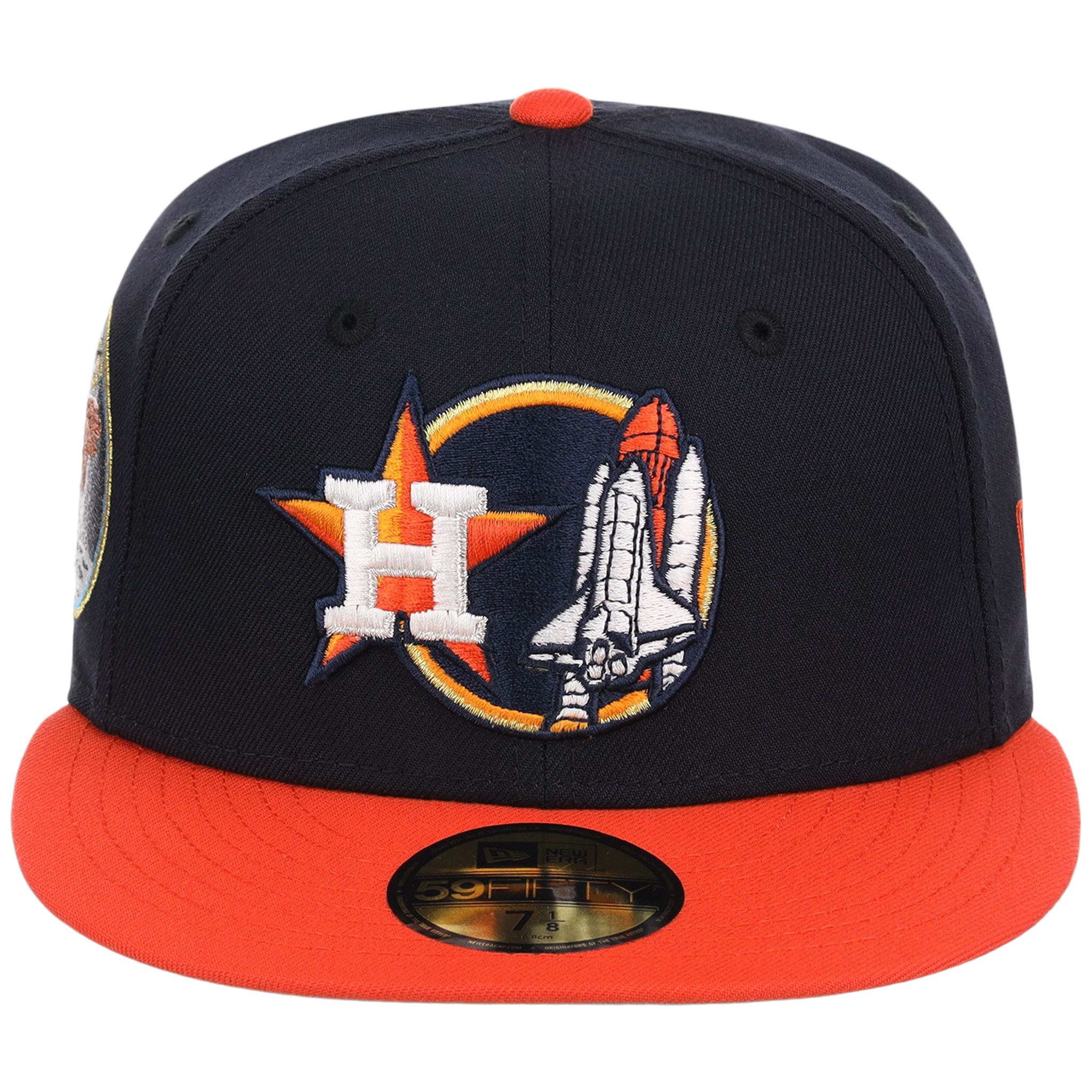 Houston Astros Houston Crown the City 'Space Shuttle' New Era 59FIFTY (Navy/Orange)