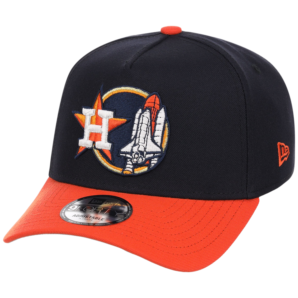 Houston Astros Houston Crown the City 'Space Shuttle' New Era 9FORTY (Navy/Orange)