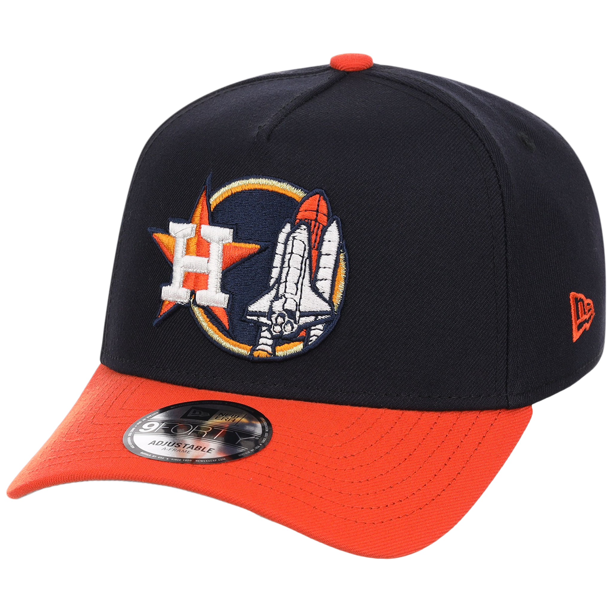Houston Astros Houston Crown the City 'Space Shuttle' New Era 9FORTY (Navy/Orange)