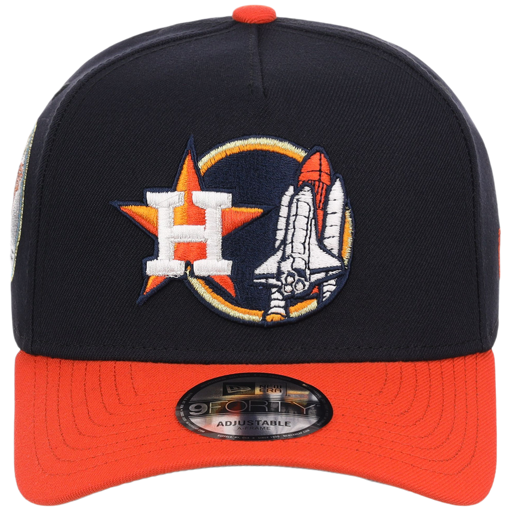 Houston Astros Houston Crown the City 'Space Shuttle' New Era 9FORTY (Navy/Orange)