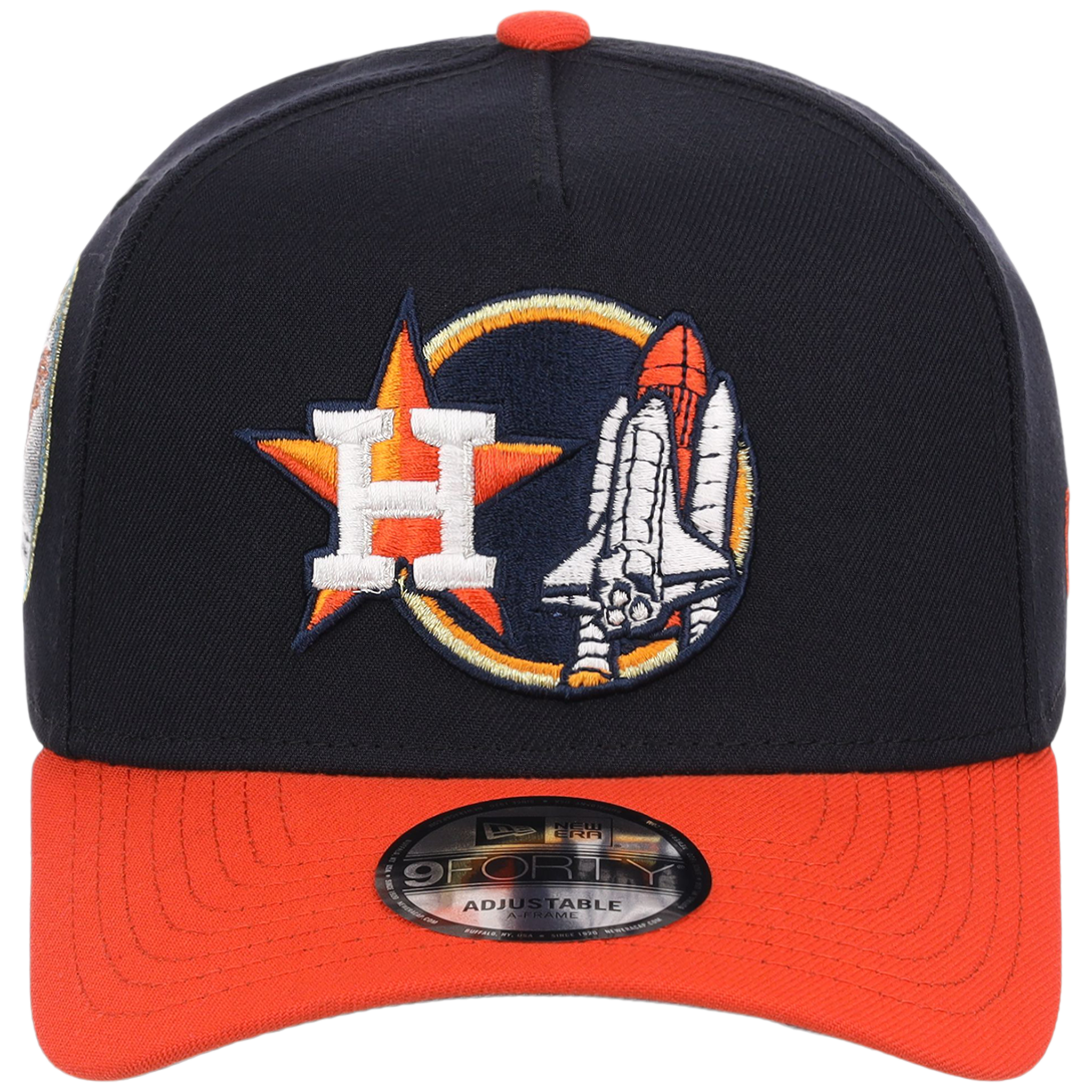 Houston Astros Houston Crown the City 'Space Shuttle' New Era 9FORTY (Navy/Orange)