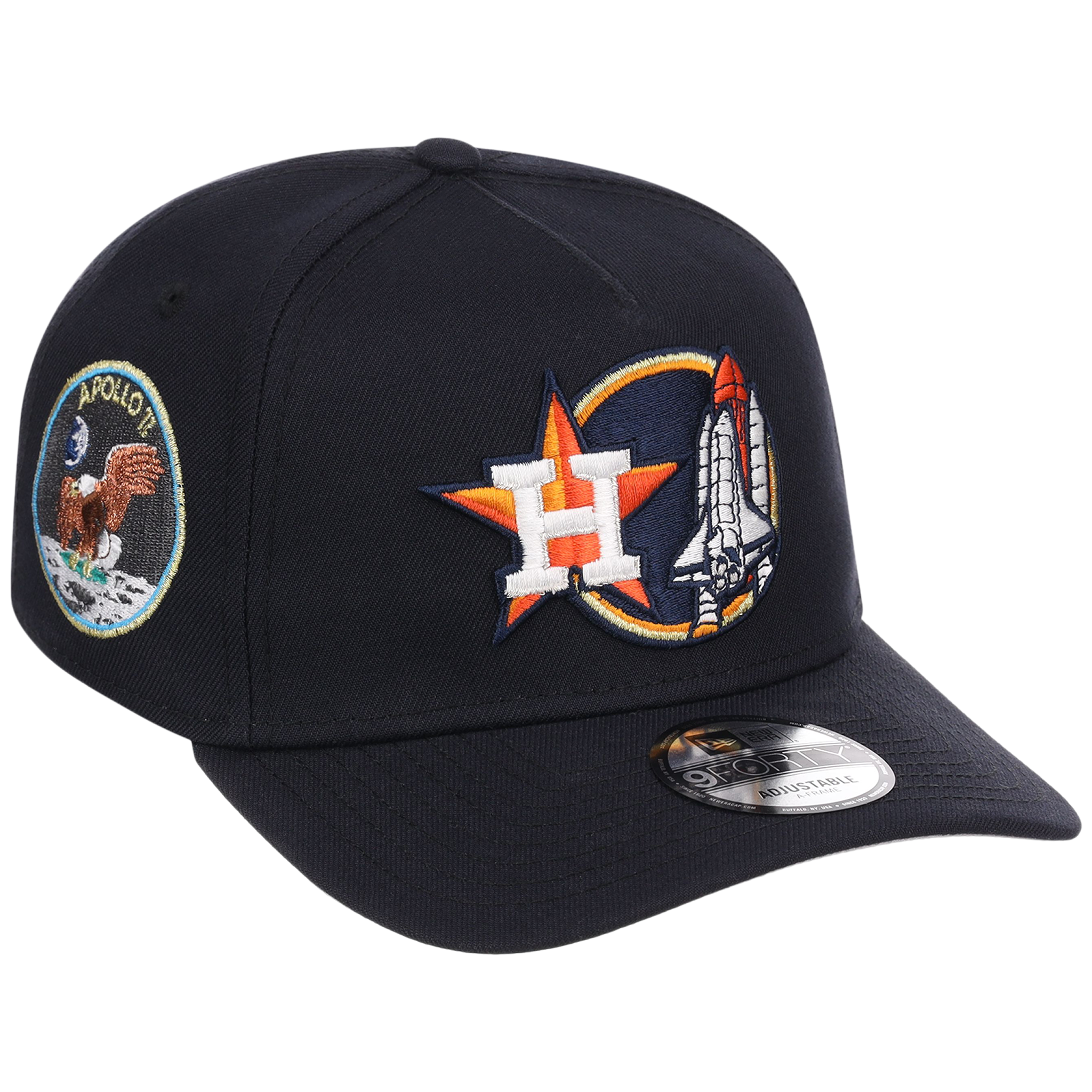Houston Astros Houston Crown the City 'Space Shuttle' New Era 9FORTY (Navy/Navy)