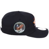 Houston Astros Houston Crown the City 'Space Shuttle' New Era 9FORTY (Navy/Navy)