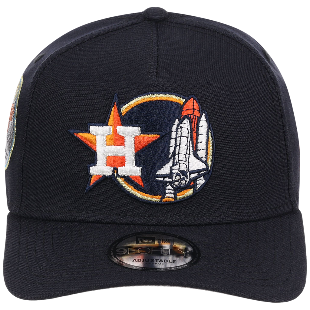Houston Astros Houston Crown the City 'Space Shuttle' New Era 9FORTY (Navy/Navy)