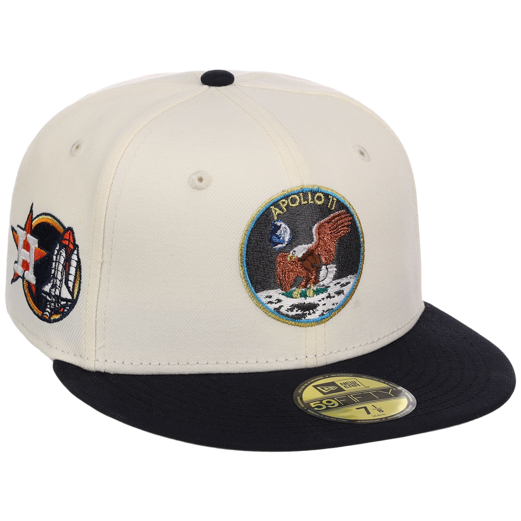 Houston Astros Houston Crown the City 'Apollo 11' New Era 59FIFTY (Chrome/Navy)