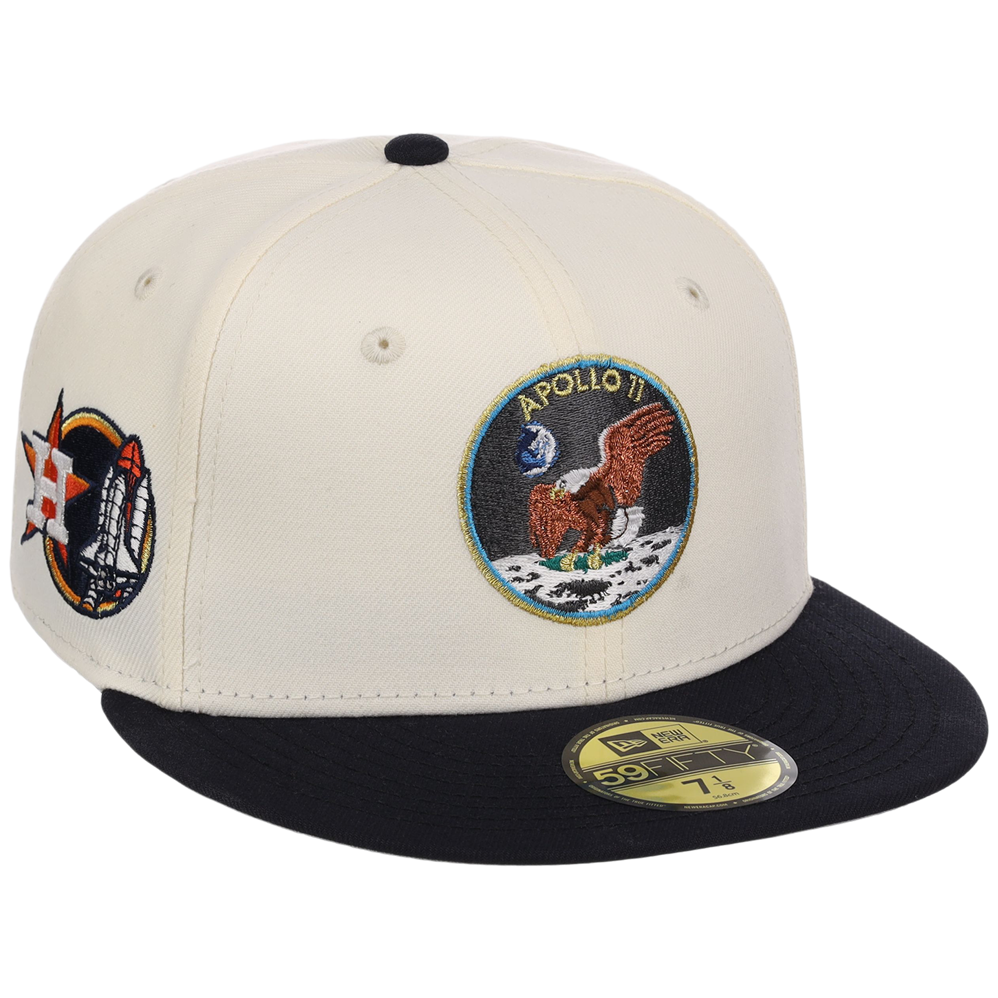 Houston Astros Houston Crown the City 'Apollo 11' New Era 59FIFTY (Chrome/Navy)