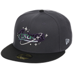 Houston Astros Houston Crown the City 'Celestial Script' New Era 59FIFTY (Dark Graphite/Black)
