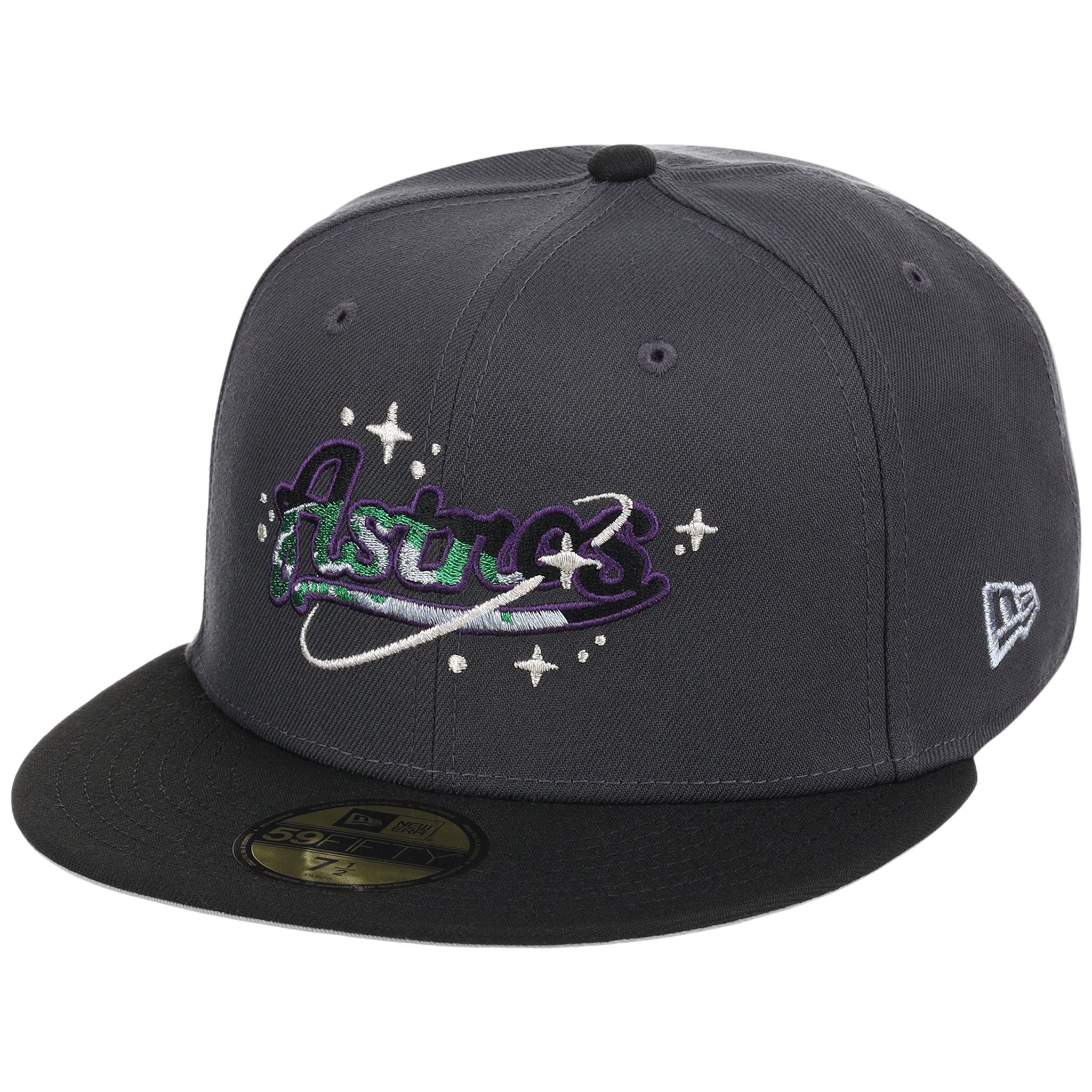 Houston Astros Houston Crown the City 'Celestial Script' New Era 59FIFTY (Dark Graphite/Black)