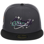 Houston Astros Houston Crown the City 'Celestial Script' New Era 59FIFTY (Dark Graphite/Black)