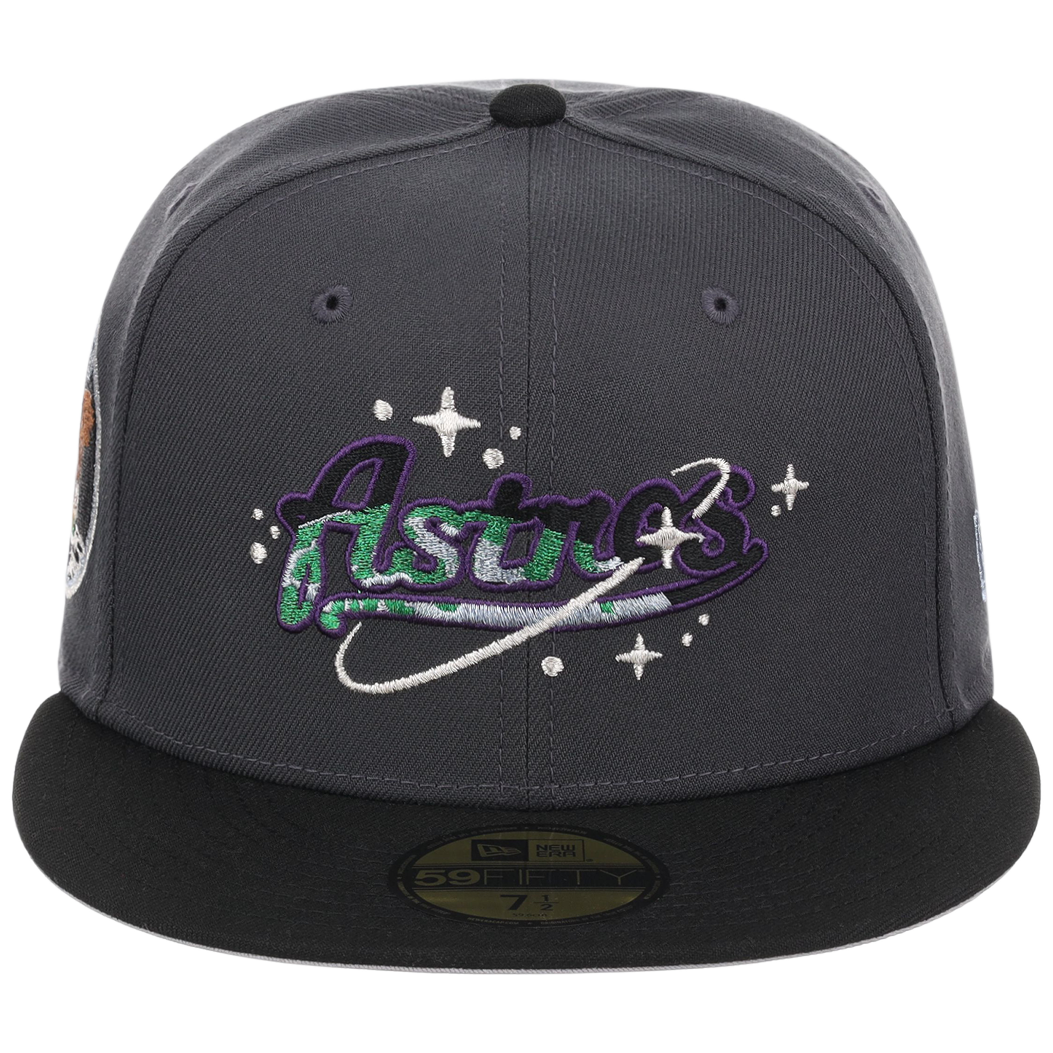 Houston Astros Houston Crown the City 'Celestial Script' New Era 59FIFTY (Dark Graphite/Black)