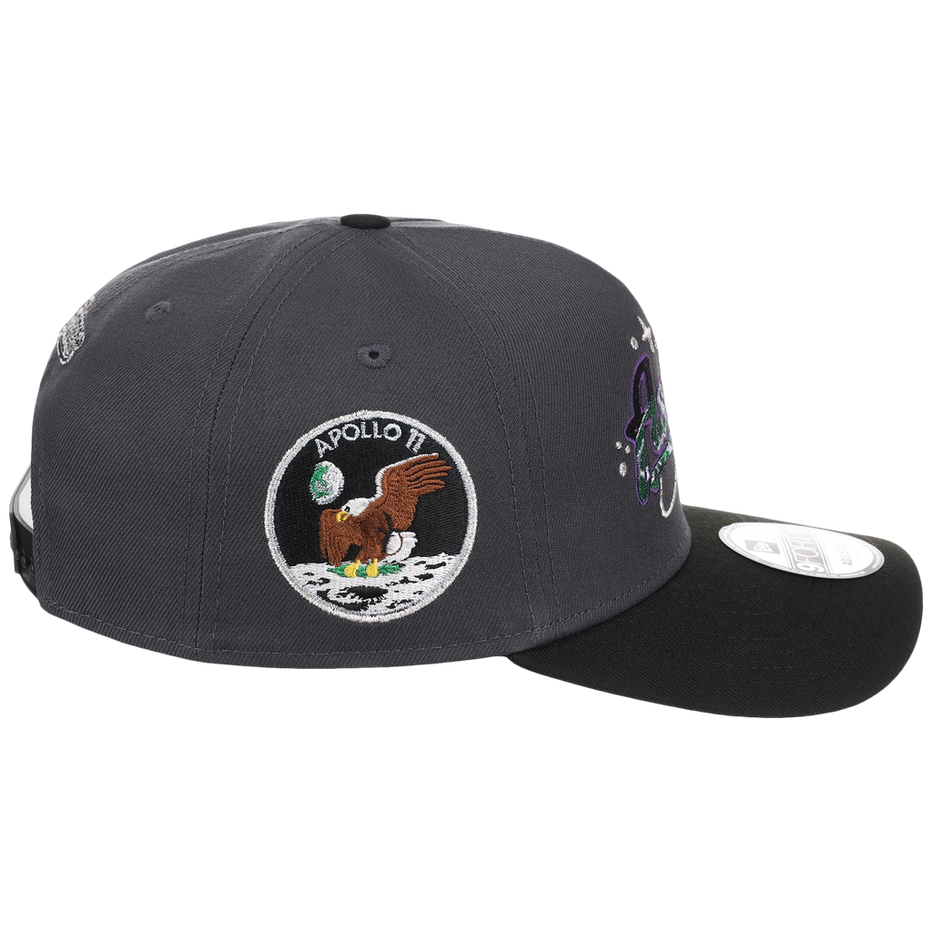 Houston Astros Houston Crown the City 'Celestial Script' New Era 9FORTY (Dark Graphite/Black)