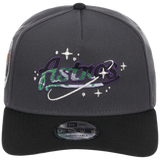 Houston Astros Houston Crown the City 'Celestial Script' New Era 9FORTY (Dark Graphite/Black)