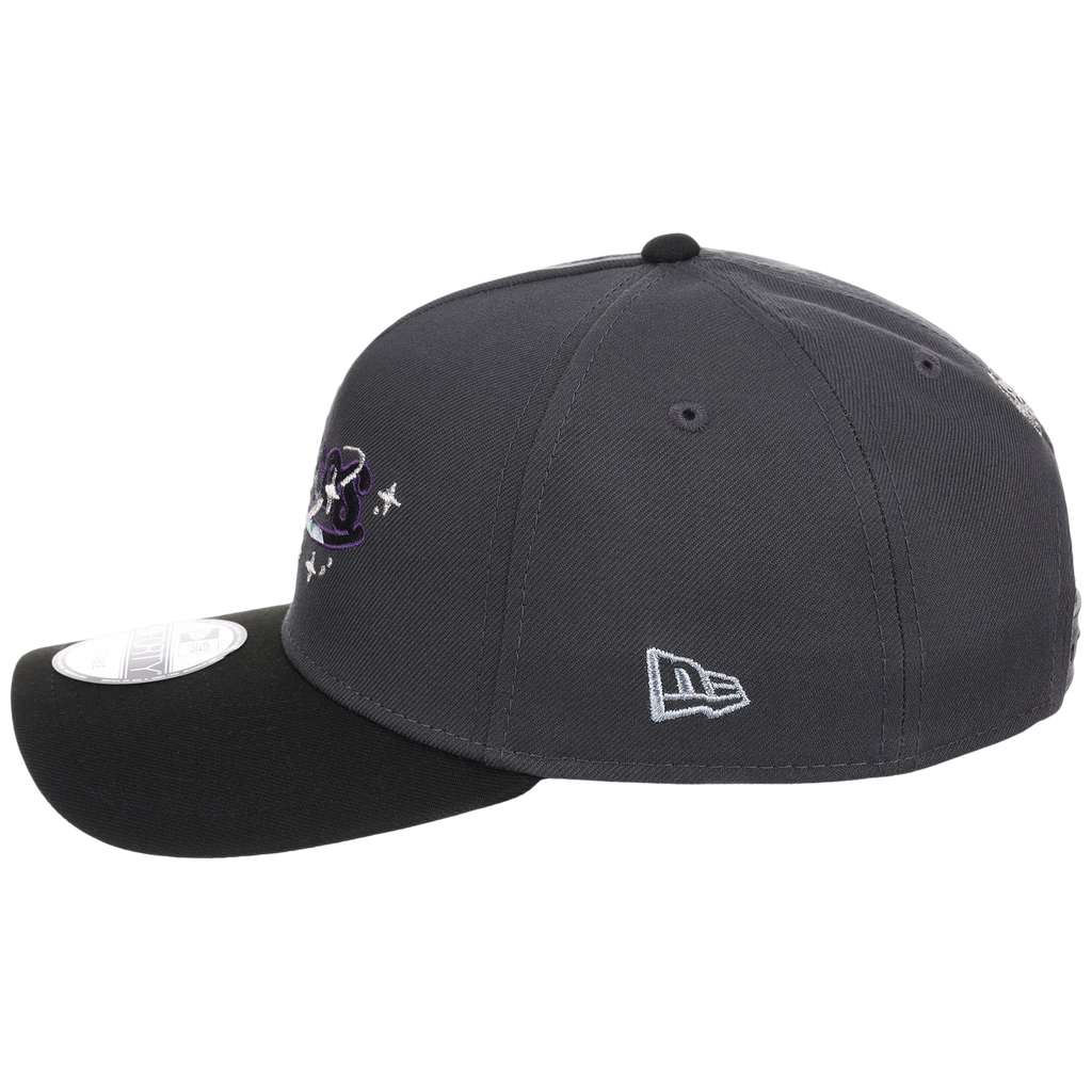 Houston Astros Houston Crown the City 'Celestial Script' New Era 9FORTY (Dark Graphite/Black)