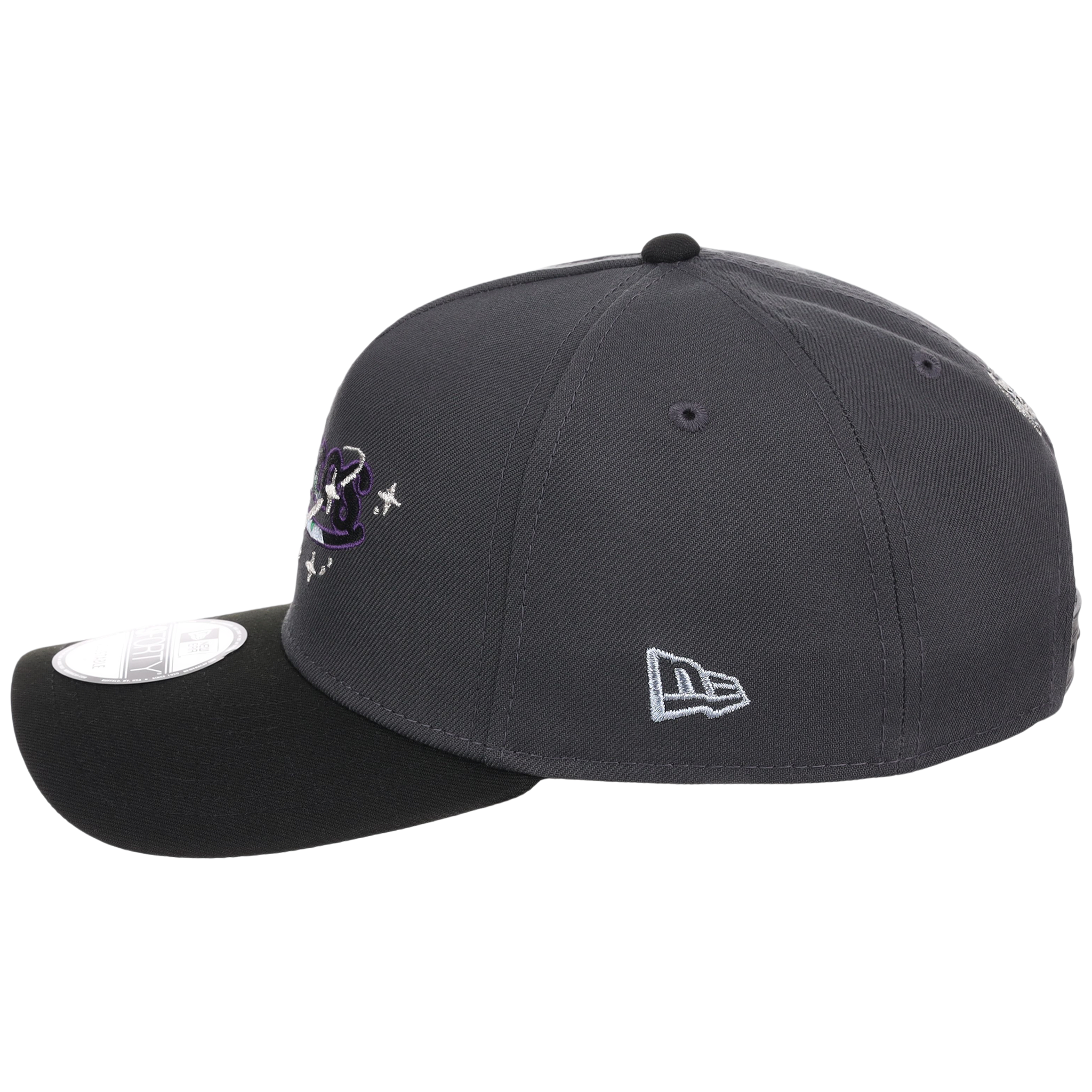 Houston Astros Houston Crown the City 'Celestial Script' New Era 9FORTY (Dark Graphite/Black)