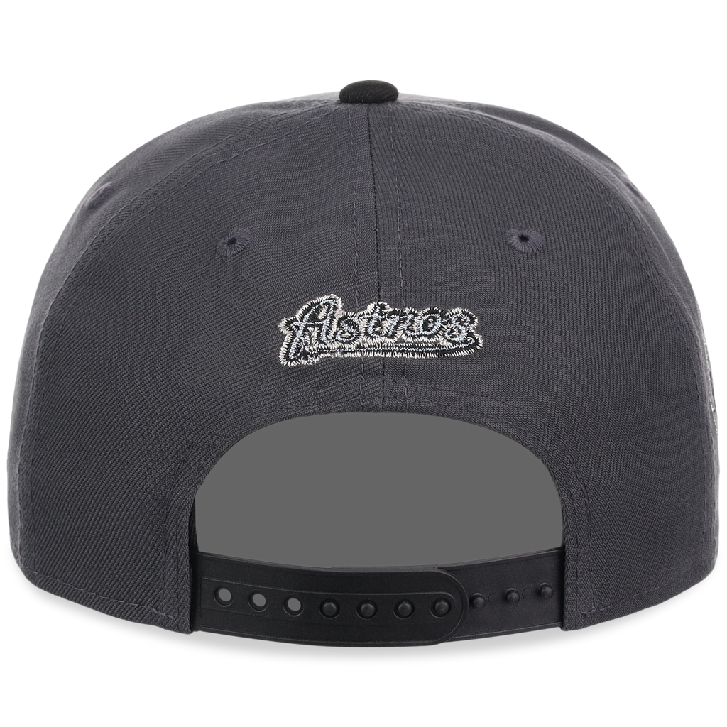 Houston Astros Houston Crown the City 'Celestial Script' New Era 9FORTY (Dark Graphite/Black)