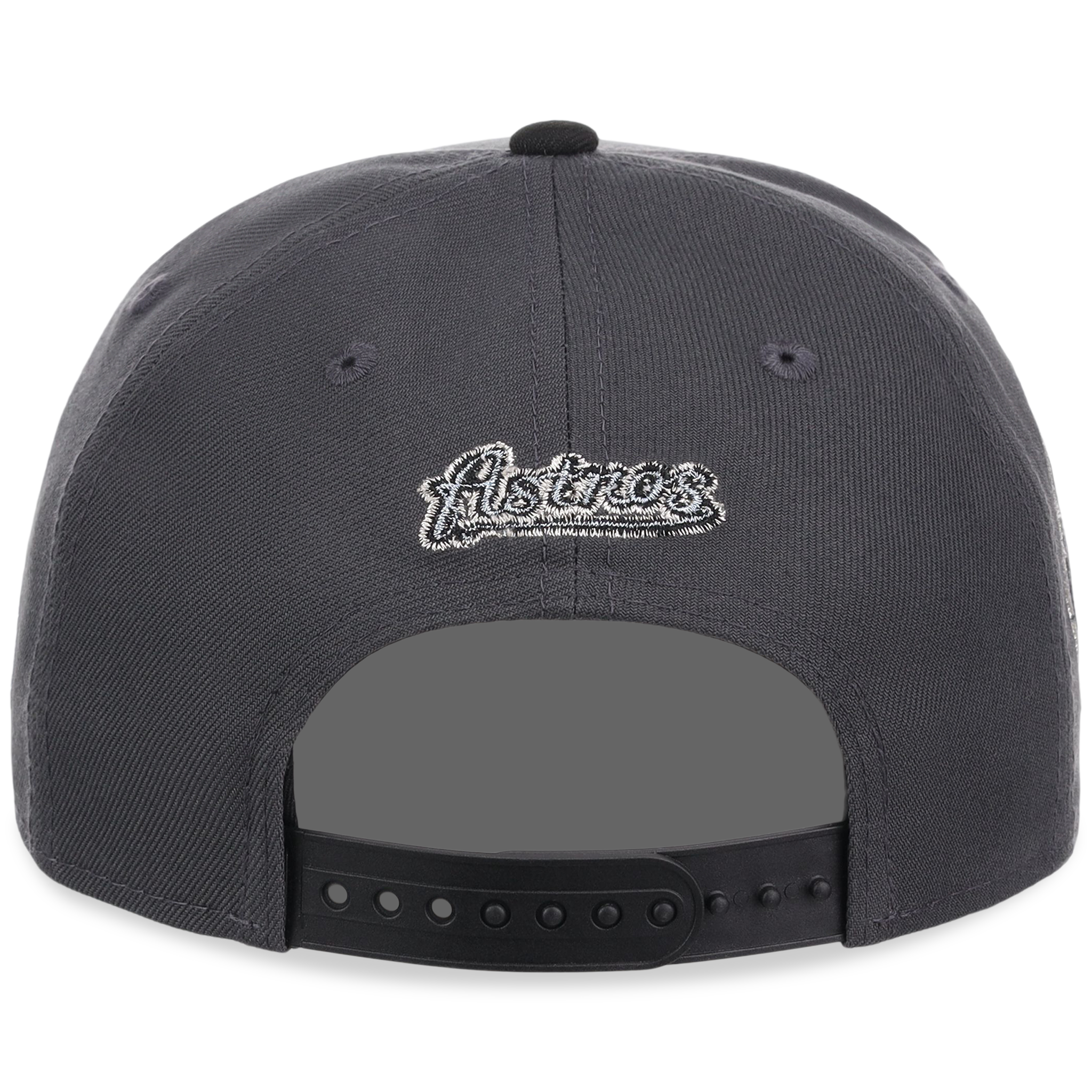 Houston Astros Houston Crown the City 'Celestial Script' New Era 9FORTY (Dark Graphite/Black)