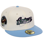 Houston Astros Houston Crown the City 'Celestial Script' New Era 59FIFTY (Chrome/Sky)