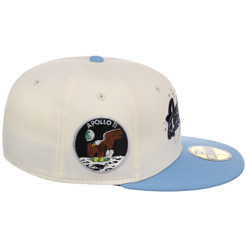 Houston Astros Houston Crown the City 'Celestial Script' New Era 59FIFTY (Chrome/Sky)