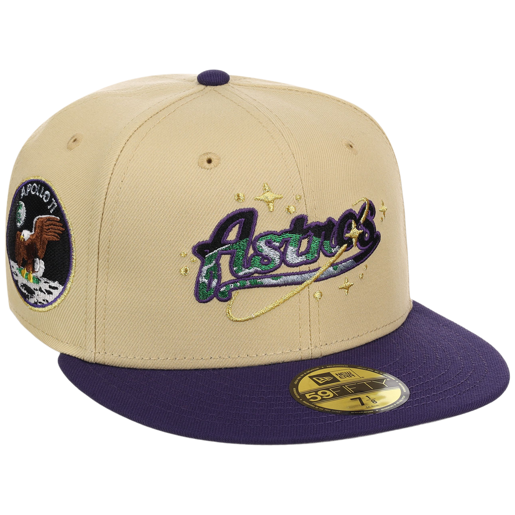 Houston Astros Houston Crown the City 'Celestial Script' New Era 59FIFTY (Gold/Purple)