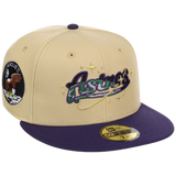 Houston Astros Houston Crown the City 'Celestial Script' New Era 59FIFTY (Gold/Purple)