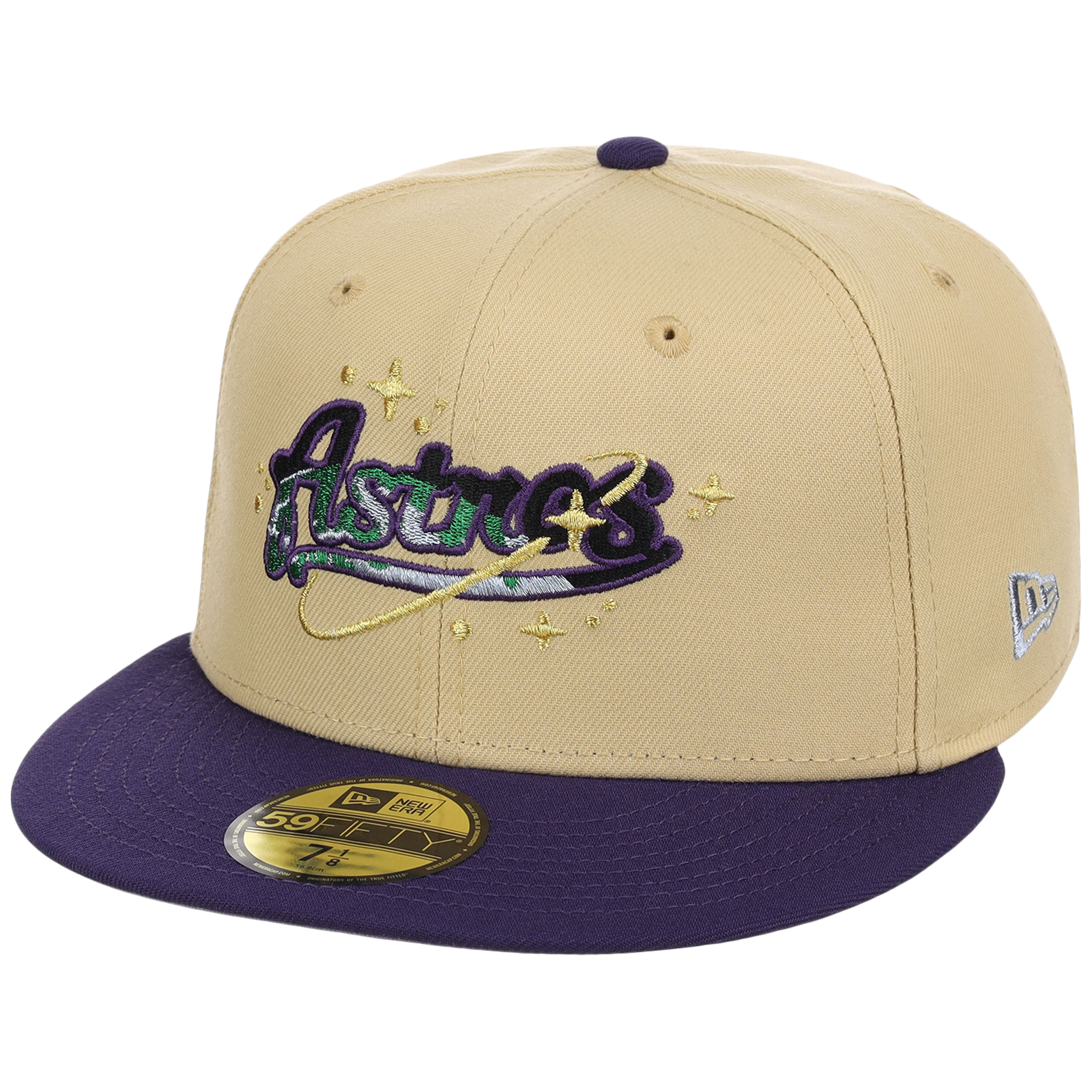 Houston Astros Houston Crown the City 'Celestial Script' New Era 59FIFTY (Gold/Purple)