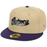 Houston Astros Houston Crown the City 'Celestial Script' New Era 59FIFTY (Gold/Purple)