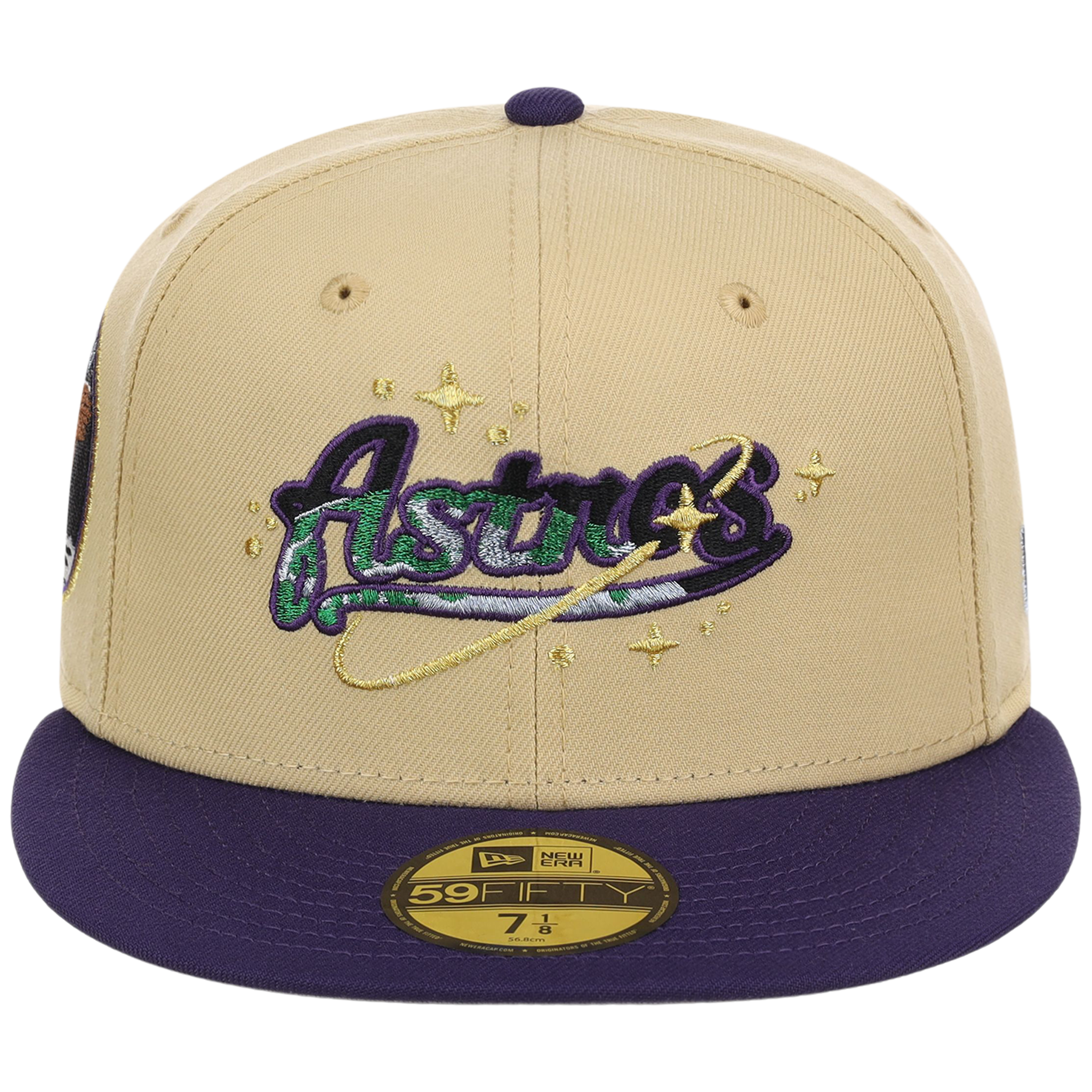 Houston Astros Houston Crown the City 'Celestial Script' New Era 59FIFTY (Gold/Purple)