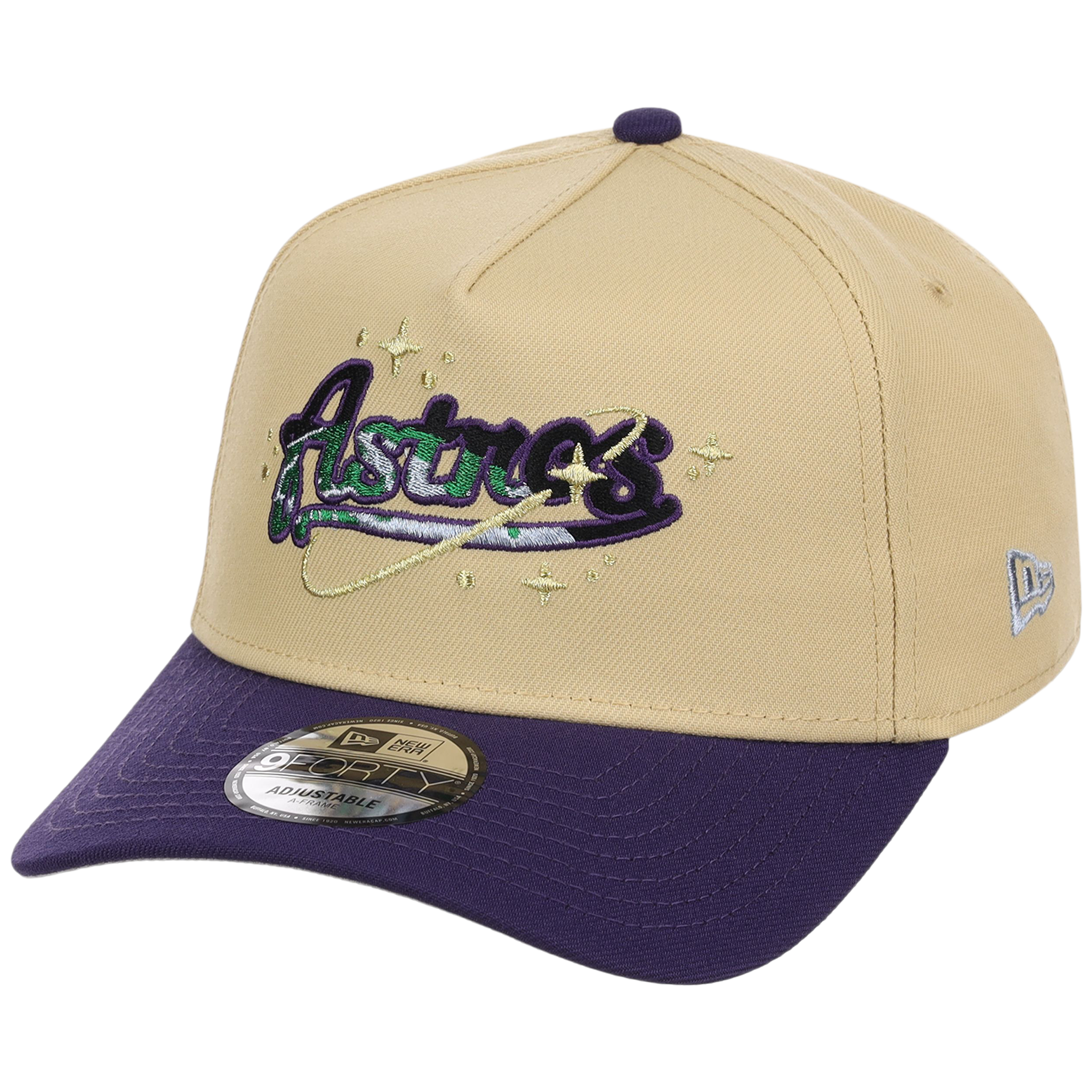 Houston Astros Houston Crown the City 'Celestial Script' New Era 9FORTY (Gold/Purple)