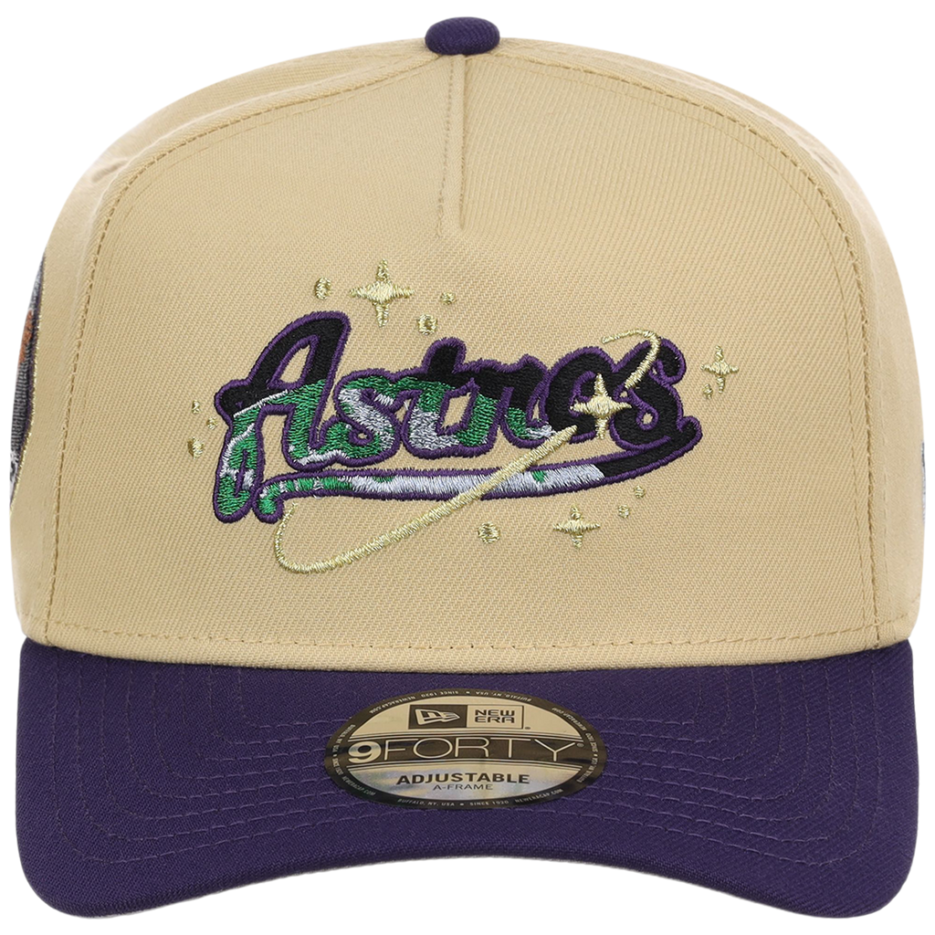 Houston Astros Houston Crown the City 'Celestial Script' New Era 9FORTY (Gold/Purple)