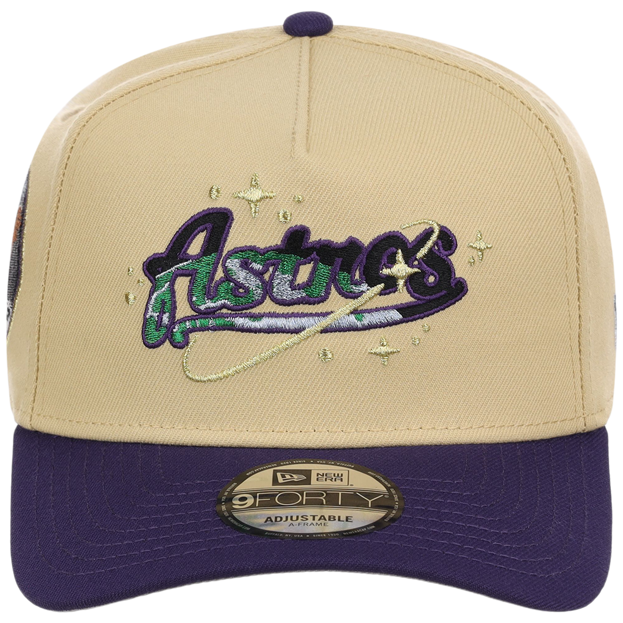 Houston Astros Houston Crown the City 'Celestial Script' New Era 9FORTY (Gold/Purple)