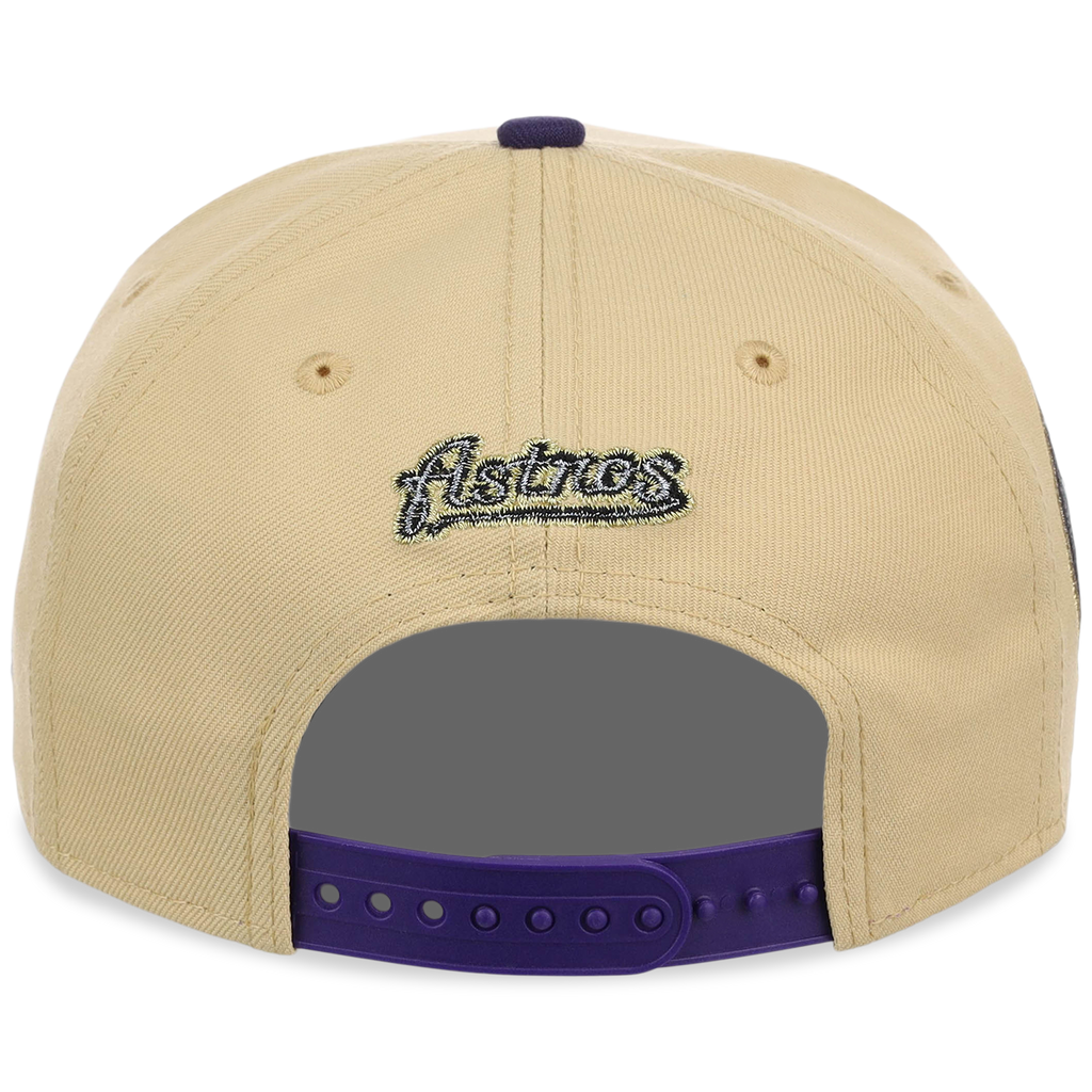 Houston Astros Houston Crown the City 'Celestial Script' New Era 9FORTY (Gold/Purple)