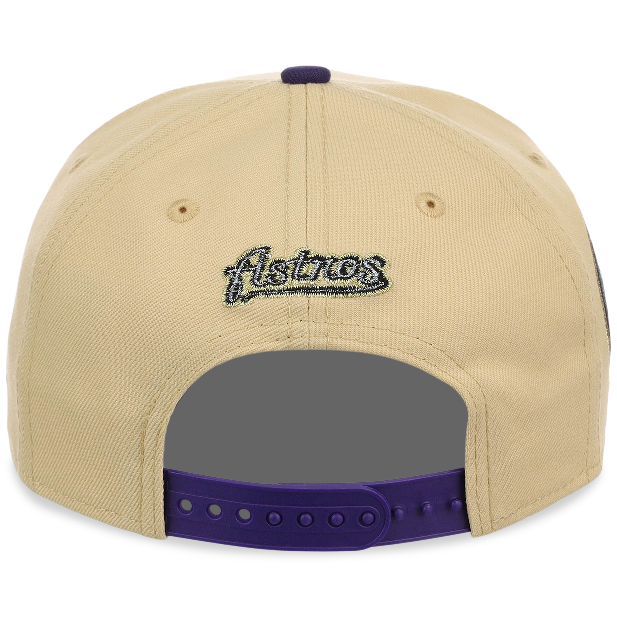 Houston Astros Houston Crown the City 'Celestial Script' New Era 9FORTY (Gold/Purple)