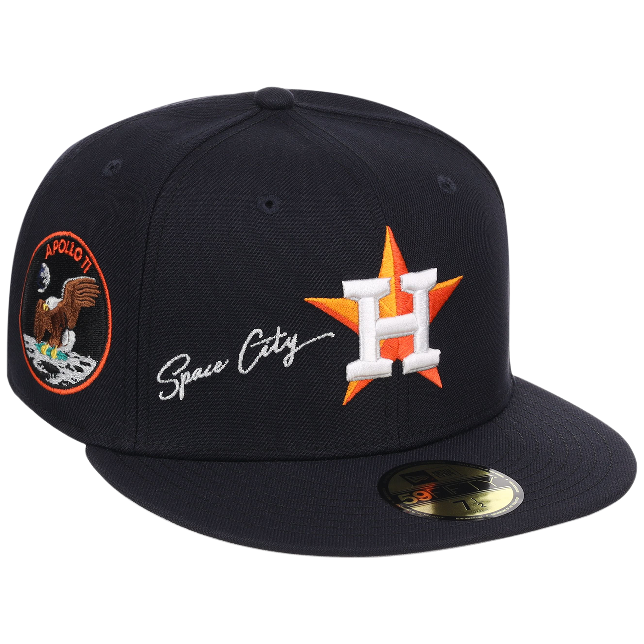 Houston Astros Houston Crown the City 'Space City' New Era 59FIFTY (Navy/Navy)