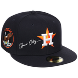 Houston Astros Houston Crown the City 'Space City' New Era 59FIFTY (Navy/Navy)