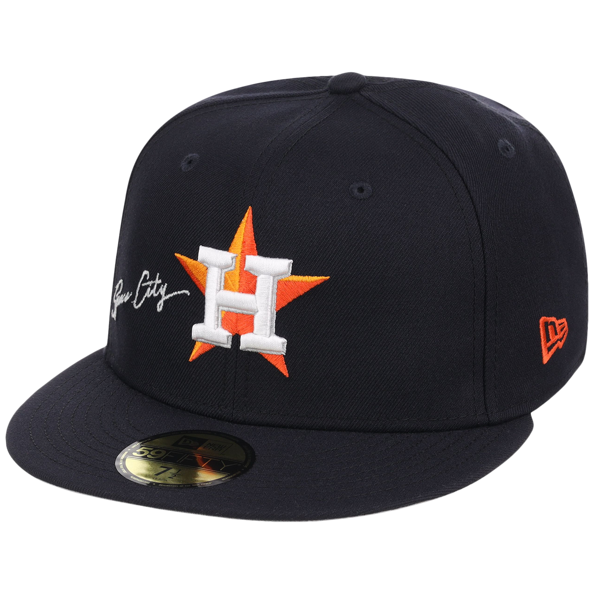 Houston Astros Houston Crown the City 'Space City' New Era 59FIFTY (Navy/Navy)